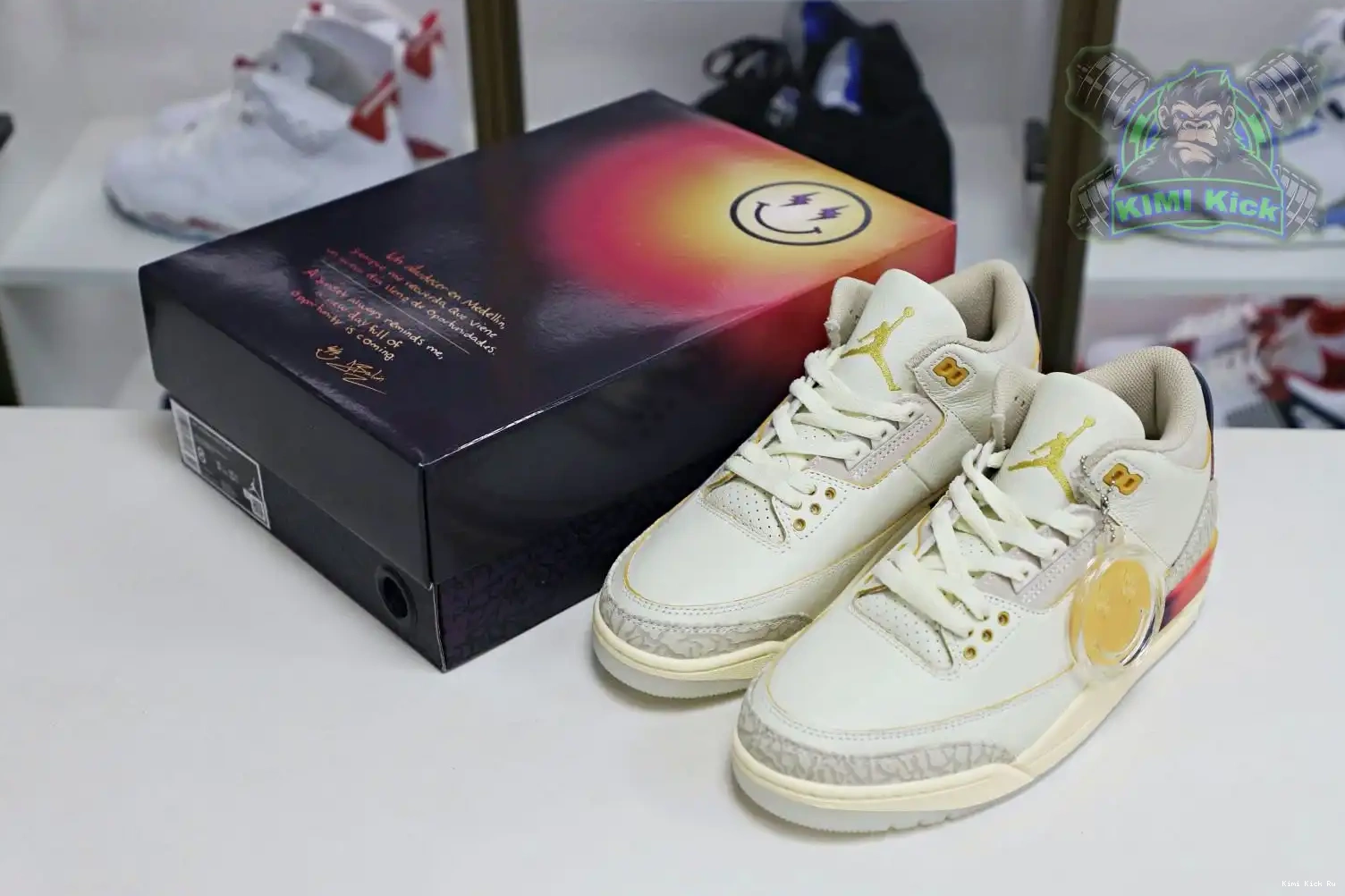 Air JBalvin Jordan Jordan3 x Kimikick 0806